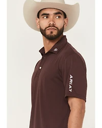 Ariat Men's Team Logo Short Sleeve Button-Down Polo Shirt