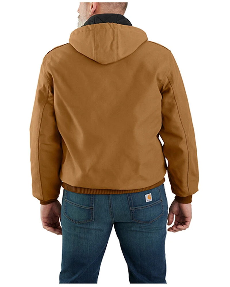 Carhartt Men's Flannel Lined Loose Fit Firm Duck Active Jacket