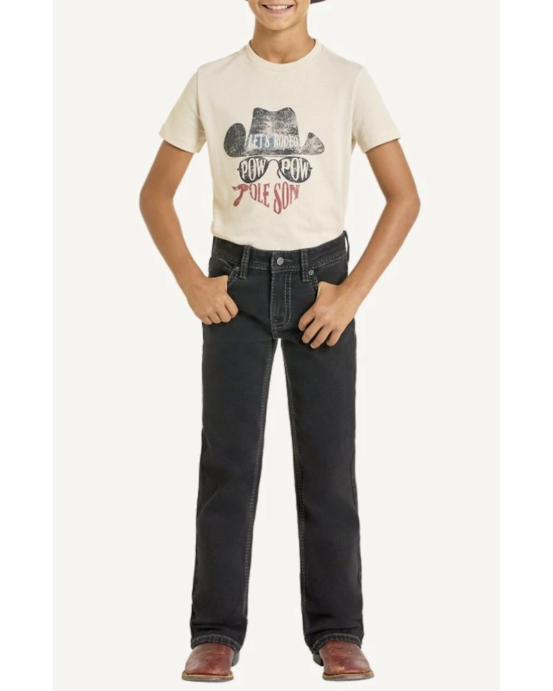 Rock & Roll Denim Boys' Bootcut Stretch Jeans