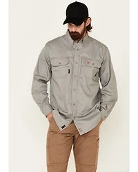 Ariat Men's FR Long Sleeve Button Down Work Shirt - Big and Tall