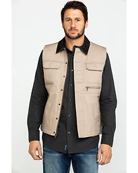 Cody James Men's Tan Ranchero Timberwolf Canvas Vest