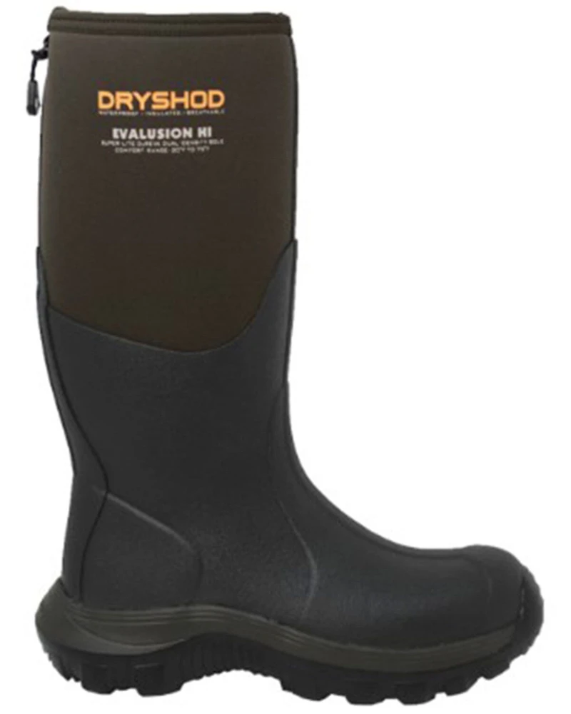 Dryshod Men's Evalusion Hi Outdoor Waterproof Work Boots - Round Toe