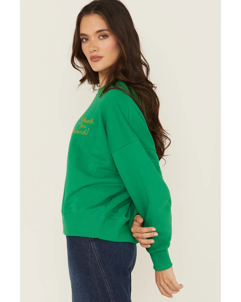 Wrangler X Lainey Wilson Women's Thank Ya Friend Sweatshirt