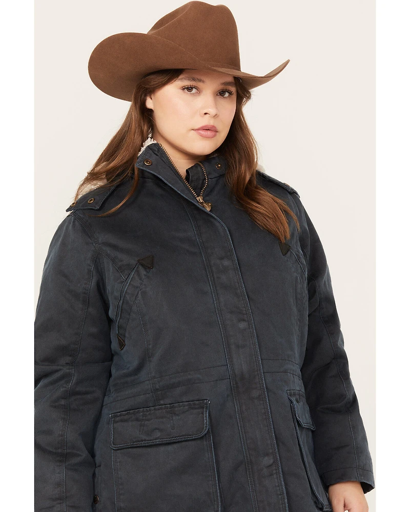 Outback Trading Co. Women's Woodbury Sherpa-Lined Hooded Jacket - Plus