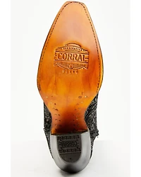 Corral Women's Floral Tall Western Boots - Snip Toe