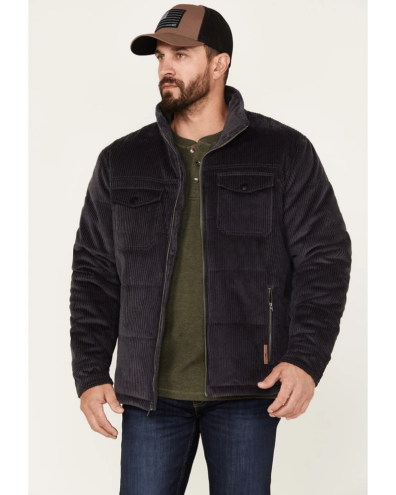 Powder River Outfitters Men's Corduroy Solid Puffer Jacket