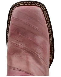 Dan Post Women's Eel Exotic Western Boots - Broad Square Toe