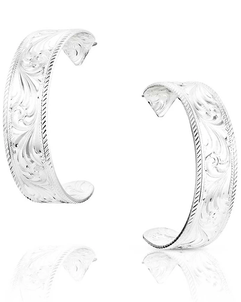 Montana Silversmiths Women's Out West Hoop Earrings