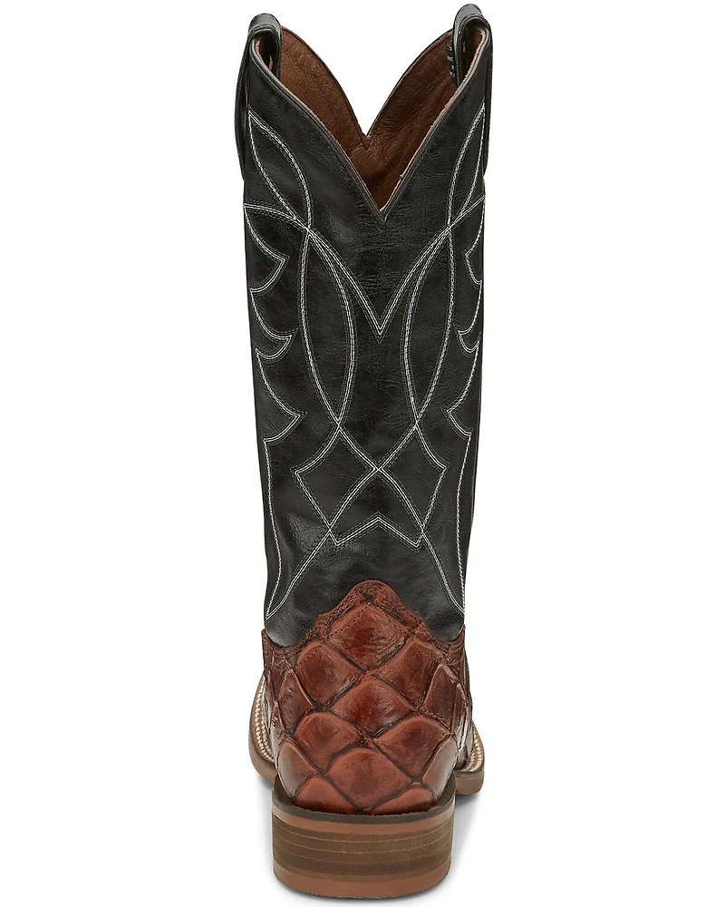 Nocona Men's Go Round Cognac Western Boots - Square Toe