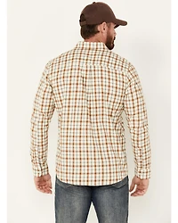 Brothers and Sons Men's Archer Plaid Print Long Sleeve Button Down Shirt