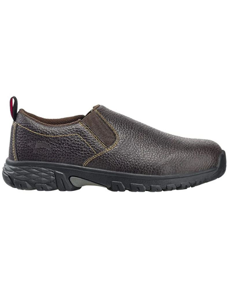 Avenger Men's Flight Brown Waterproof Work Shoes - Alloy Toe