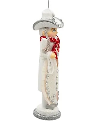 Kurt Adler Hollywood Rhinestone Cowgirl Nutcracker Ornament
