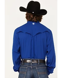 RANK 45® Men's Roughie Performance Long Sleeve Button-Down Shirt