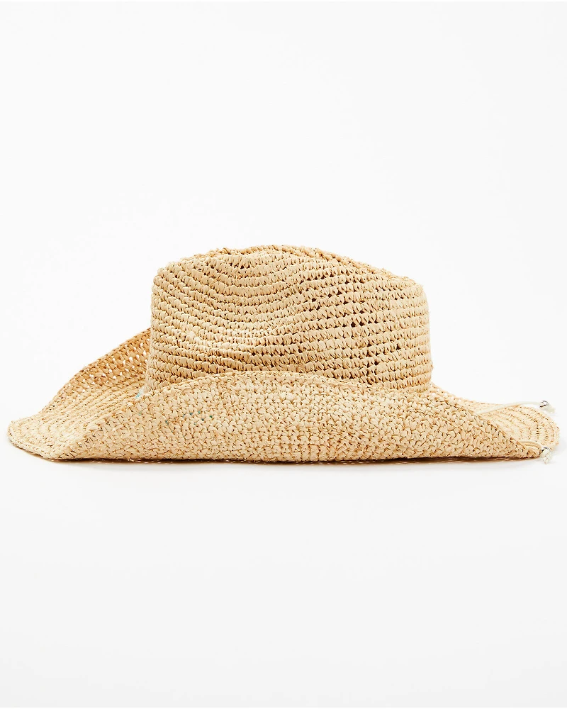 Physician Endorsed Women's Blue Jaye Straw Cowboy Hat