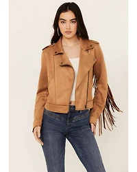 Idyllwind Women's Boxcroft Fringe Moto Jacket