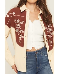 Blue B Women's Western Button-Down Shacket