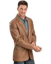 Scully Lamb Leather Blazer - Regular