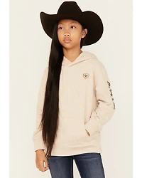 Ariat Girls' Boot Barn Exclusive Leopard Logo Hoodie