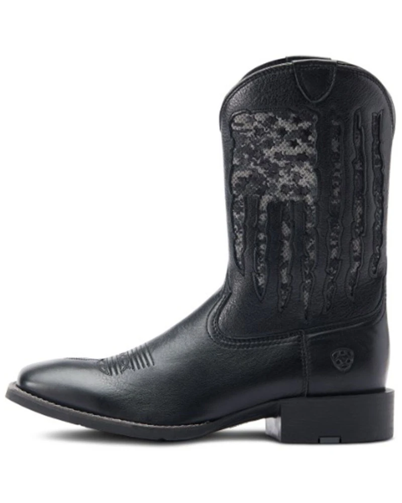 Ariat Men's Sport My Country VentTEK Western Performance Boots - Broad Square Toe