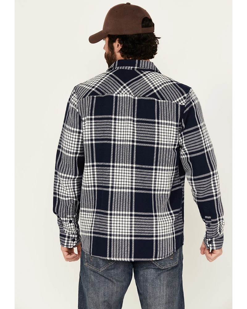 Brothers and Sons Men's Conrad Plaid Print Long Sleeve Button-Down Shirt