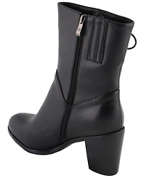 Milwaukee Leather Women's Laced Side Riding Boots - Round Toe