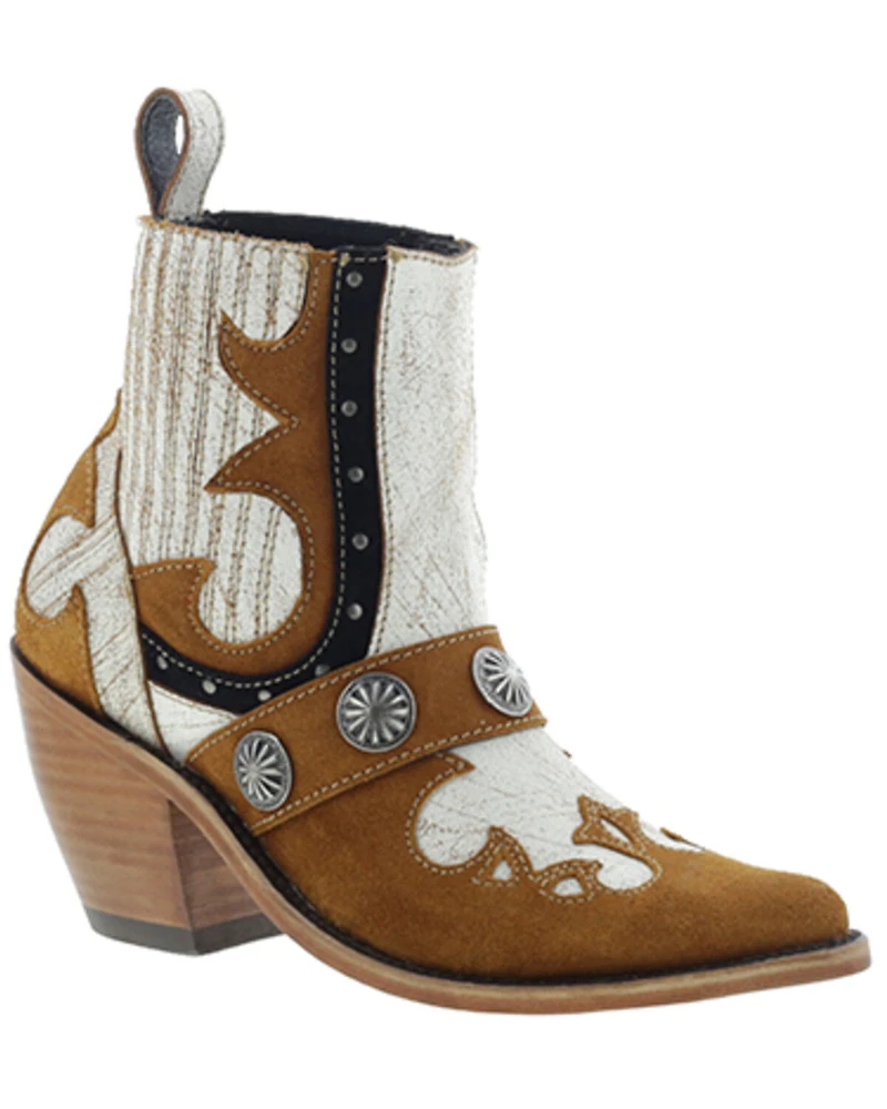 Liberty Black Women's Cobre Alejandra Concho Western Booties - Round Toe
