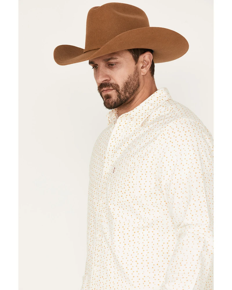 Levi's Men's Long Sleeve Circle Geo Print Western Shirt