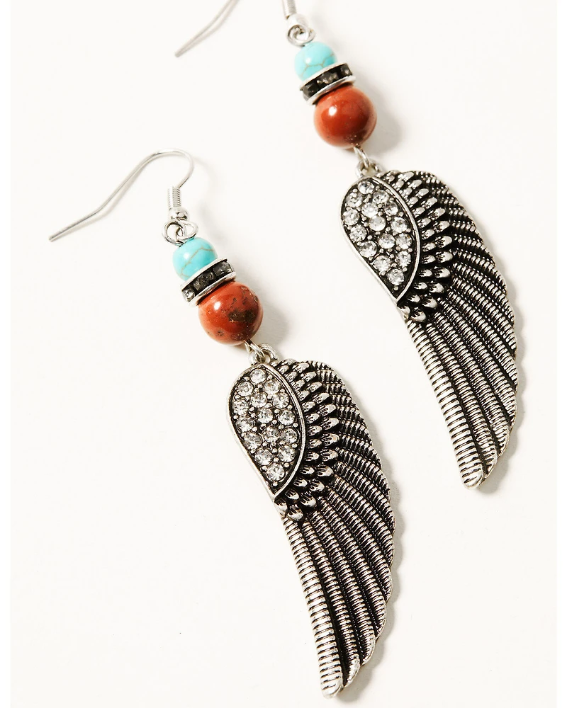 Shyanne Women's Canyon Sunset Wing Earrings