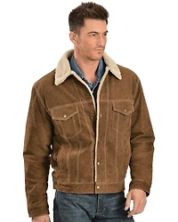 Scully Men's Boar Suede Pilot Jacket