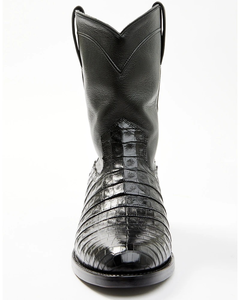 Cody James Black 1978® Men's Carmen Exotic Caiman Belly Roper Boots - Round Toe