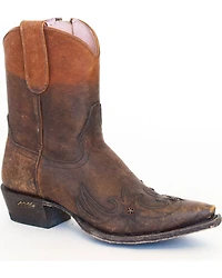 Miss Macie Women's Brown Weatherford Boots - Snip Toe