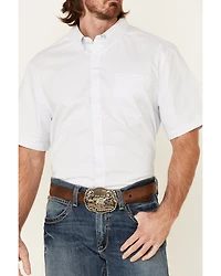 Cody James Core Men's Wichita Small Plaid Short Sleeve Button Down Western Shirt - Tall