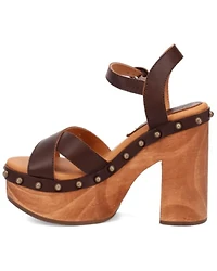 DIngo Women's Lotus Wooden Sandals