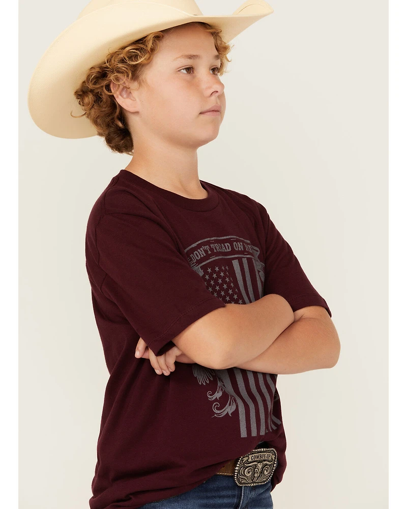 Cody James Boys' Tread Flag Print Short Sleeve Graphic T-Shirt