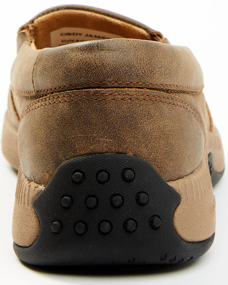 Cody James Men's Trust Me Beaned Slip-On Casual Oxford Shoes - Moc Toe