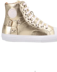 Dingo Women's Knarly Metallic High Top Sneaker