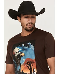 Cody James Men's Lookout Eagle Short Sleeve Graphic T-Shirt