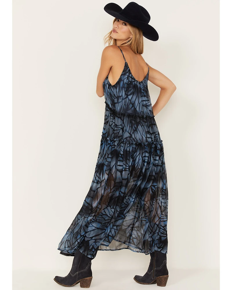 Free People Women's Julianna Abstract Print Maxi Dress