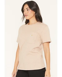 Carhartt Women's Loose Fit Heavyweight Short Sleeve Pocket Work Tee
