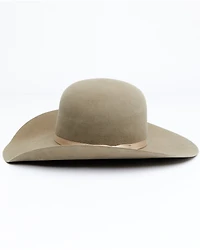 Rodeo King 7X Open Crown Match Band Felt Cowboy Hat