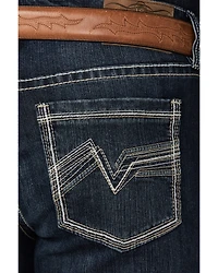 Cody James Men's Moonlight Wash Duke Relaxed Bootcut Stretch Denim Jeans