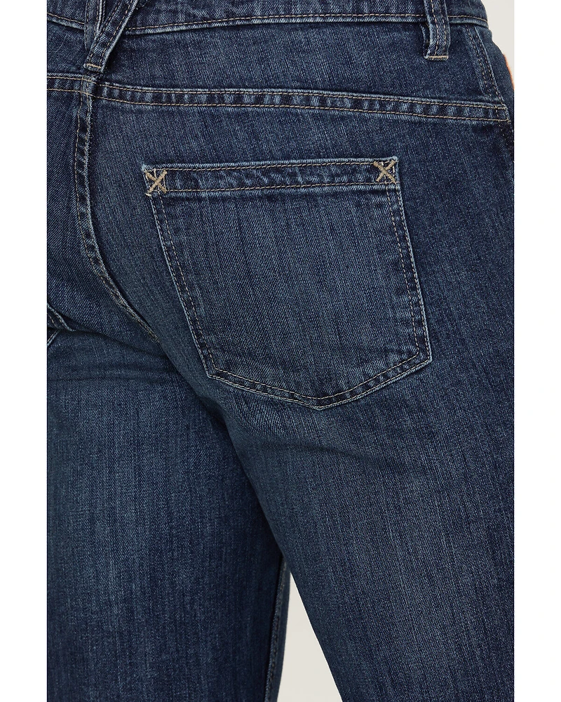 Hawx Men's FR Sheridan Dark Wash Straight Stretch Denim Jeans