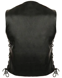Milwaukee Leather Women's 6 Pocket Side Lace Vest - 5X