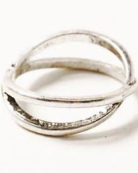 Shyanne Women's 4-piece Silver & Turquoise Statement Ring Set