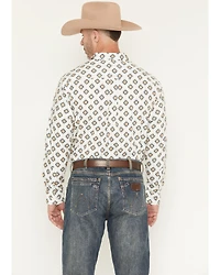 Ariat Men's Cai Southwestern Print Long Sleeve Button-Down Western Shirt