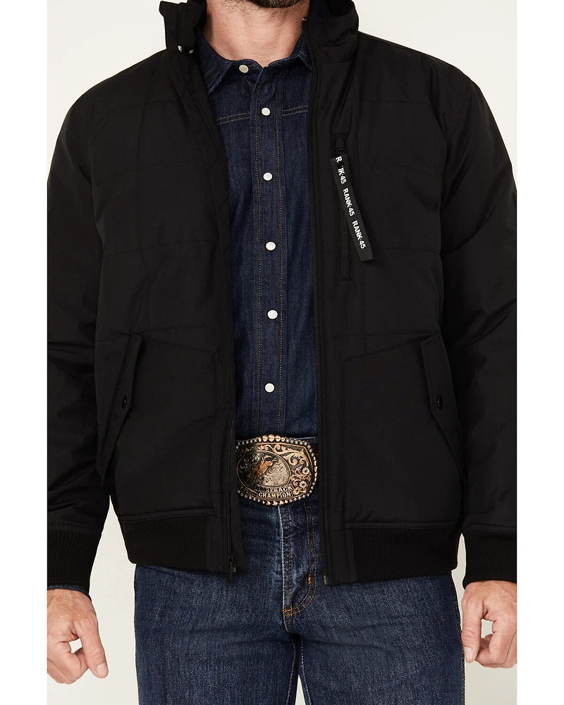 RANK 45® Men's Bart Solid Super Quilted Puffer Jacket