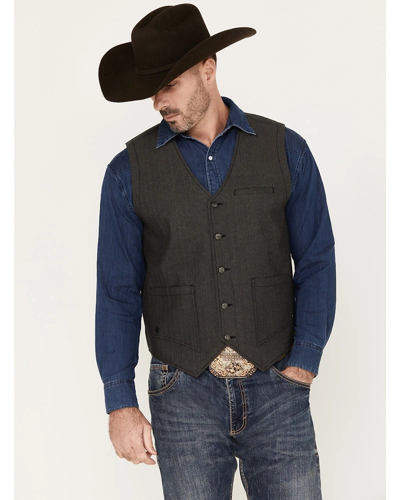 Moonshine Spirit Men's Drifter Herringbone Vest