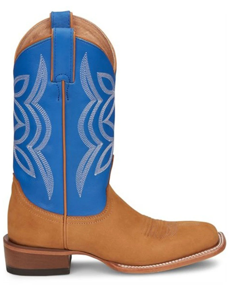 Justin Women's Hayes Jewel Western Boots - Broad Square Toe