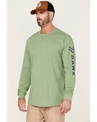 Hawx Men's Logo Graphic Long Sleeve Work T-Shirt - Loden
