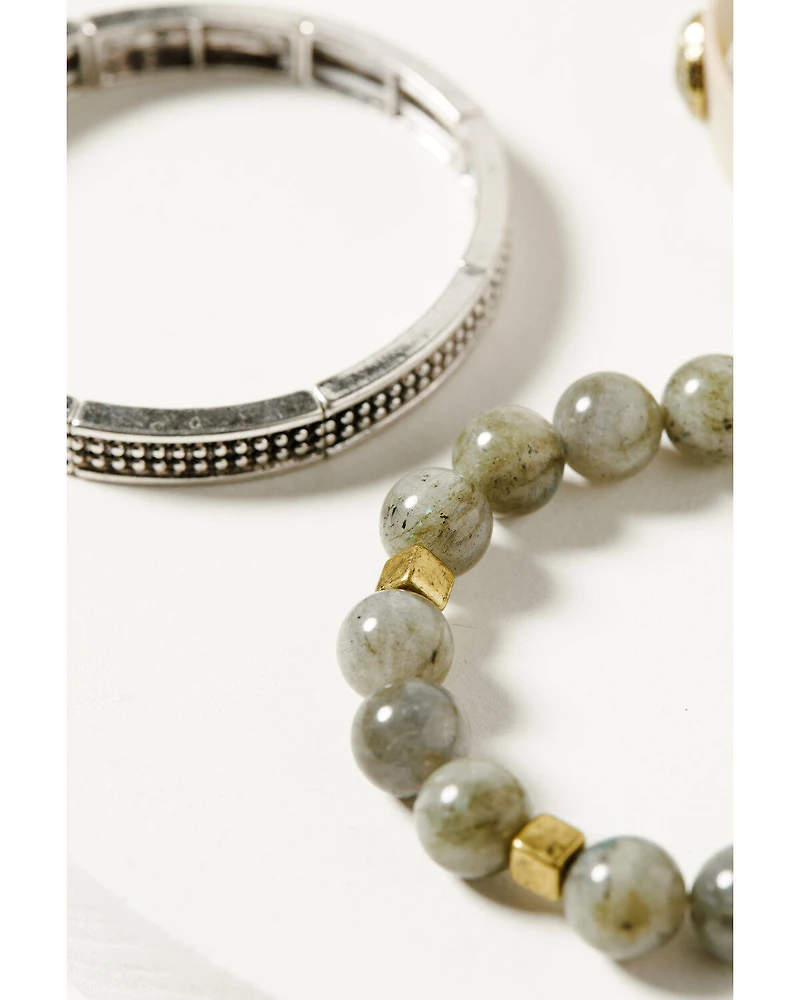 Shyanne Women's Sierra Winter Multi Bracelet Set - 5 Piece